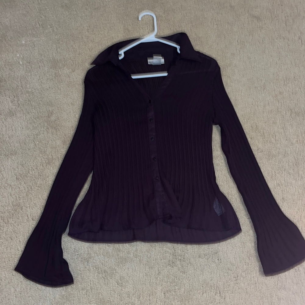 Royal purple blouse